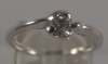 Silver plated CZ Ring R6